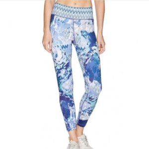prAna Roxanne Indigo Garden Athletic Leggings NWT BRAND NEW Sustainable!